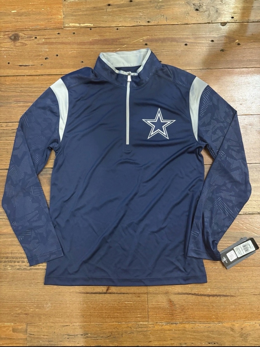 Dallas Cowboys Quarter-Zip Pullover with Star Emblem